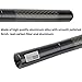 BESULEN Car Short Antenna, 4.7 Inch Carbon Fiber American Flag Aluminum Auto Radio Antenna for AM/FM Reception, Universal Replacement Car Antenna with 9 Adapters, 2 Screws, 2 Rubber Rings