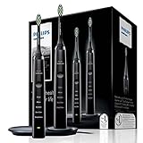 Philips hx9394/92 – Pack of 2 Electric Toothbrush Sonicare Diamond Clean, AC, Li-Ion, with battery and charger kit, Black