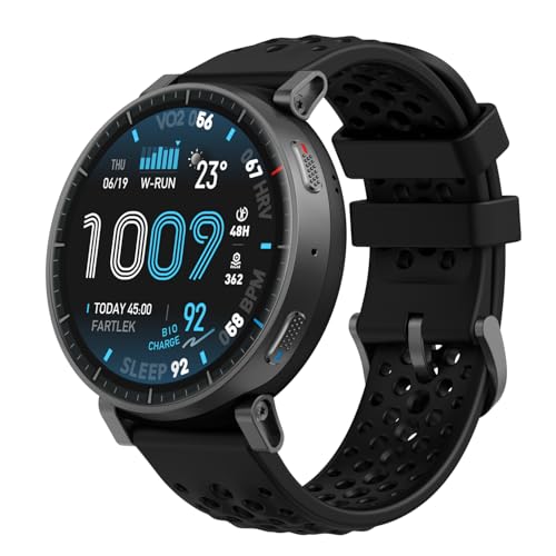 Amazfit Active Max Smartwatch 1,5'' AMOLED, 25 Giorni Autonomia, Mappe Offline, NFC, GPS, 4GB di Memoria, 170+ Sportive, 5 ATM, Monitoraggio Fitness, Sonno & Battito per Android/iPhone