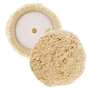 MLD car polishing pad Wool Buffing Pads 7 inch Wool Polishing Polishers Clean Buffing Pad Bonnet for Furniture/Car (7-inch, 185 mm)