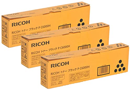 RICOH トナー P C6000H BK2本 /C/M/Y 各1本 純正品 Amazon.co.jp: 600683 ［RICOH トナー ブラック P C6000H］ : 家電＆カメラ