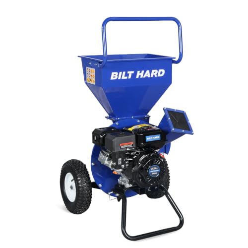 BILT HARD Wood Chippers Gas Powered - 7.5 HP 224cc...