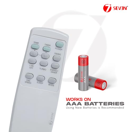 Image of 7SEVEN Compatible with Carrier AC Remote Control Model 79 Suitable for 1 | 1.5 | 2 Ton Split and Window Air Conditioner - Match Each Key by Key Exactly with existing AC Remotes Function
