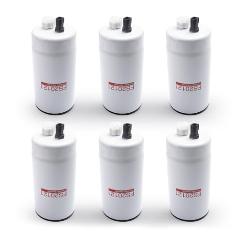 AxleyHub 6Pcs Fuel Filter Fit for Cummins L9 B6.7 Stage V QSB/QSL engines, Replace FS20121, 5444245, 5528103