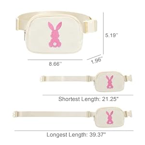 Lamyba Easter Gifts for Girls Cute Bunny Fanny Pack Belt Bag Crossbody Bag Birthday Gifts for 6 7 8 9 10 11 12 13 14 15 Old Year Girls Easter Gifts for Teens Easter Basket Essentials Stuffers Lamyba Easter Gifts for Girls Cute Bunny Fanny Pack Belt Bag Crossbody Bag Birthday Gifts for 6 7 8 9 10 11 12 13 14 15 Old Year Girls Easter Gifts for Teens Easter Basket Essentials Stuffers