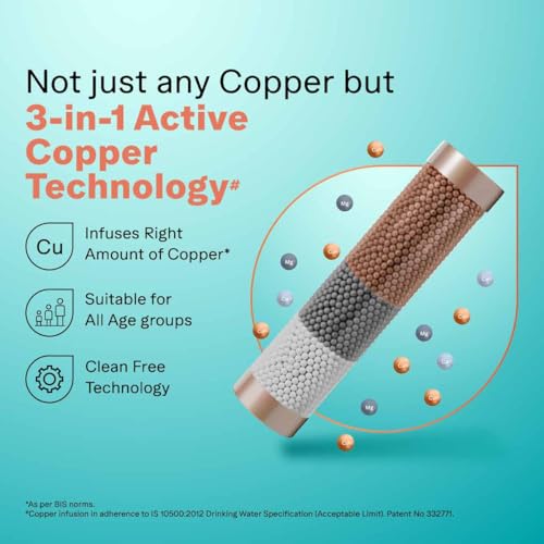 Image of Aquaguard Superio RO+UV Water Purifier | 2 Year Filter Life | Stainless Steel Tank | Mega Sediment Filter | 3-in-1 Active Copper Technology | 9 Stage Purification | 5L Storage