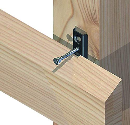 Eurotec Fassadenclip F115 x 22mm, für Rhombusprofile/Fassadenholz 57-68mm, 50 Stück