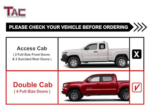 Estribos TAC Sidewinder para Toyota Tacoma Doble Cab miniatura 3