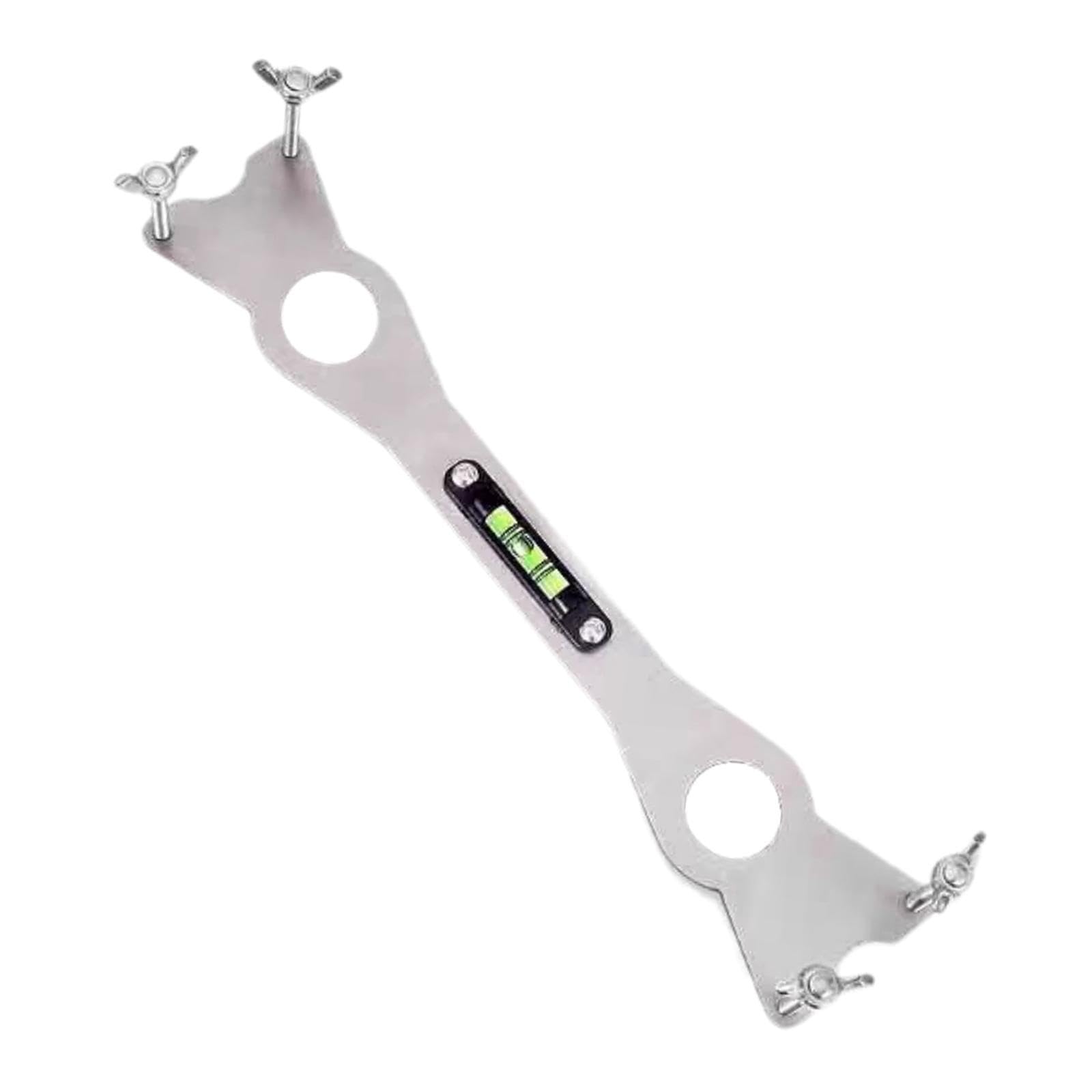 POXZSFX Lightweight Bathroom Wrench Hot and Cold Water Pipe Leveler Tool Durable Easy to Carry Multifunctional Stainless Steel Shower Faucet Wrench Hot and Cold Water Pipe