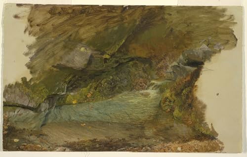 Impression d'affiches toile Woodland Stream Church 60x90cm