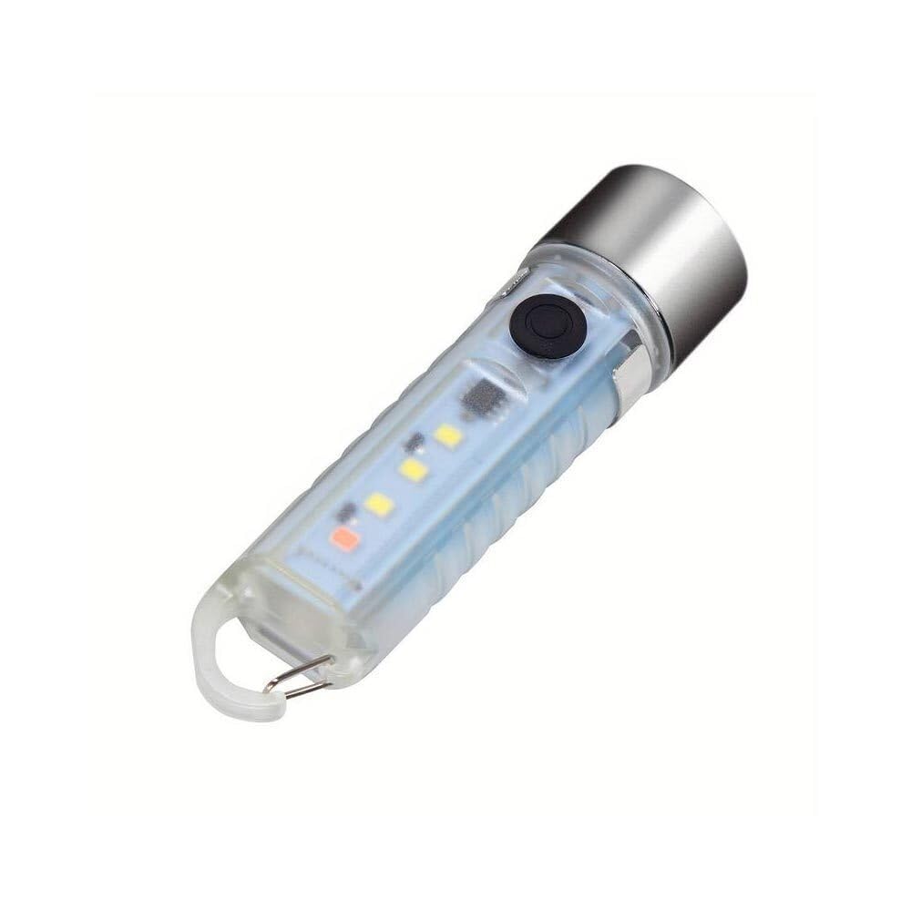 V2-Fashion Mini Powerful Torch LED Super Bright 400LM with UV Red Light,USB-C LED Rechargeable Small Pocket Keychain Torch,IP65 Waterproof 6 Modes Keyring Torch Flashlight (Pack of 1) (B0CTFR22DF) Amazon Price History, Amazon Price Tracker