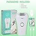 Epilators Hair Removal for Women, Glabrouse Skin Facial Hair Removal, Facial Hair Epilator with Eyebrow Trimmer for Women Face Sensitive Skin for Bikini, Face, Arm, Legs, Armpits, Green
