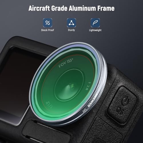 NEEWER UV Filter Compatible with DJI Osmo Action 5 Pro / 4/3, Snap On Multicoated HD Glass Protective Action Camera Lens Filter Reduces Haze & UV Rays, FL-A70 - image 6