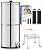 Purewell Gravity-Fed 1.5 Gallon Stainless Steel Countertop Water Filter System with Water Level Gauge Faucet – Perfect for Kitchen Use, Camping, and Adventure