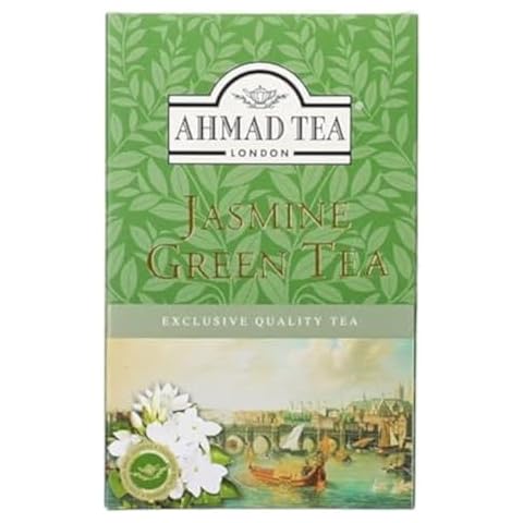 Ahmad Tea Jasmine Green Loose Leaf Tea Cover