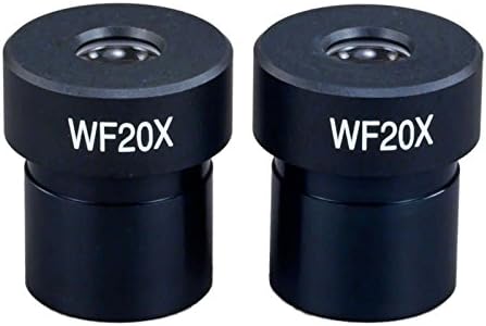 OMAX A Pair of WF20X Widefield Eyepieces for Microscope 23.2mm