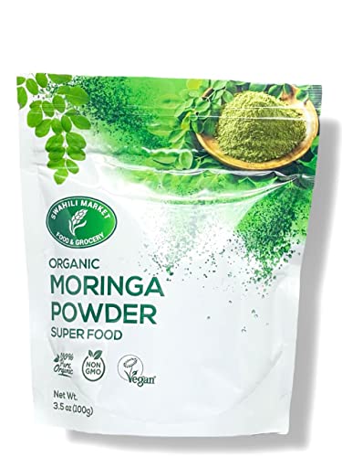 Swahili Market | Organic Moringa Leaf Powder | Super Food | 100% Pure | 100g