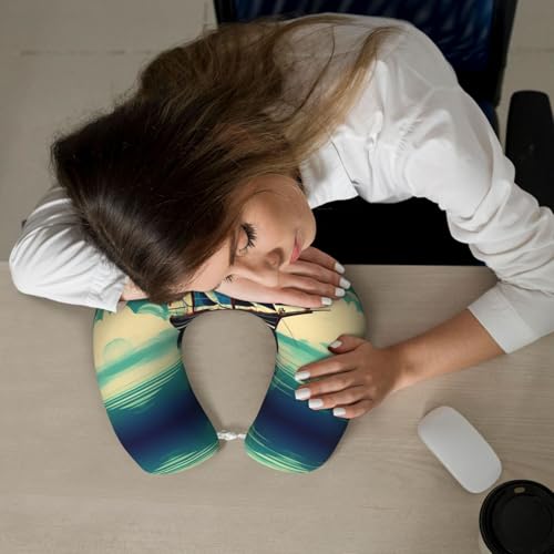 Almohada espuma viscoelástica 25 cm x 30 cm cuello miniatura 7