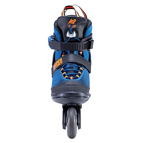 K2 Jungen Inline Skates RAIDER PRO – Schwarz-Blau-Orange – L (35-40 EU; 3-7 UK; 4-8 US) – 30D0221.1.1.L - 3