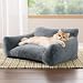 BEDSURE Katzenbett große Katzensofa Katzencouch, 61x46x25cm, dunkelgrau