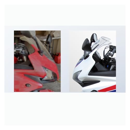 Pare-brise double bulle pour CBR500R 2013-2015 en plastique PC résistant - 6