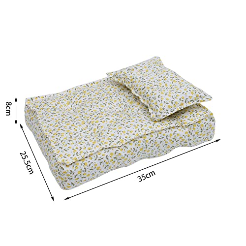 Eforcase 2PCS Baby Photography Props Mattress Pillow Newborn Photography Shoot Mini Mattress Pillow Mat Photo Props Cushion