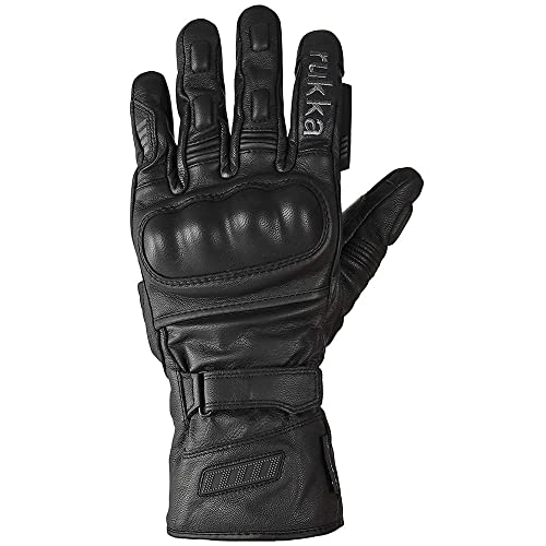 Gants de moto Rukka Apollo 2.0 GTX noir taille 6 imperméables en cuir route