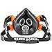 Klein Tools 60553 Reusable P100 Half-Mask Respirator with Replaceable Filters for Dust, Metal Fumes, and Oil Mist, S/M