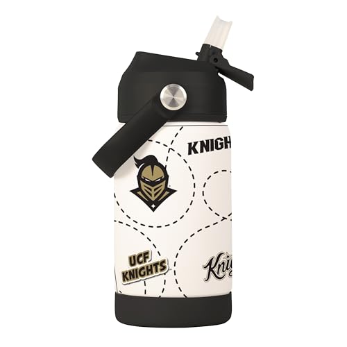 Image of Logo Brands NCAA Mascot Stainless-Steel Kids Bottle -Soft Silicone Mouthpiece, Easy To Carry, Kid-Friendly Design- Great For School & On-The-Go