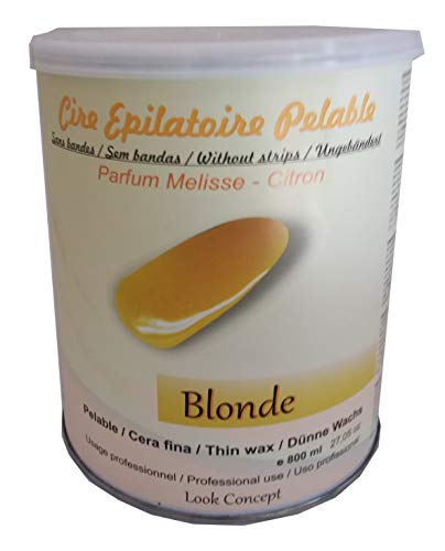 Storepil - Pot cire à épiler Pelable Blonde - 800 ml pour épilation
