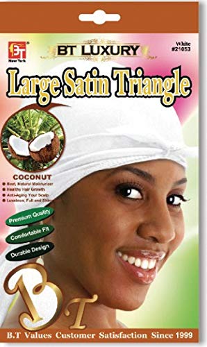 Beauty Town The Luxury Selection Coconut Large Satin Triangle (Coconut oil) (White)