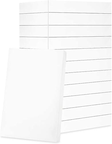 HAPPY POTATO Cajas de regalo blancas de 11 x 8.5 x 1.5 pulgadas, cajas de regalo para ropa, cajas de regalo (textura de grano blanco, paquete de 12)