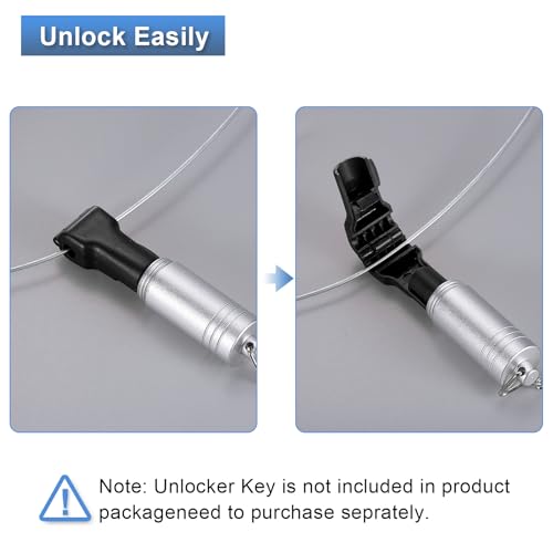 Verrous d'arrêt pour panneau perforé uxcell noir 6mm lot de 100 - 7