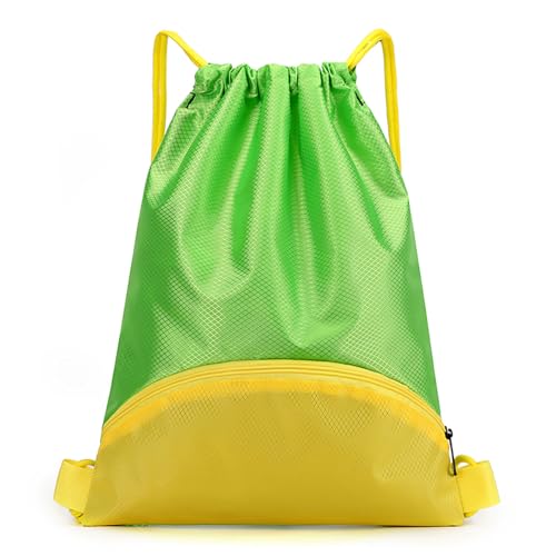 Vepudi Sac à dos cordon imperméable poche vert