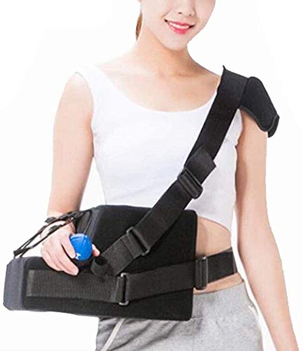 Soportes de Brazo Ajustables, Sling de inmovilizador de Hombros Tirantes de Codo con Almohadilla de abducción for después de la cirugía, Soporte de Lesiones de Brazo Roto (Color: Lefter) Cover