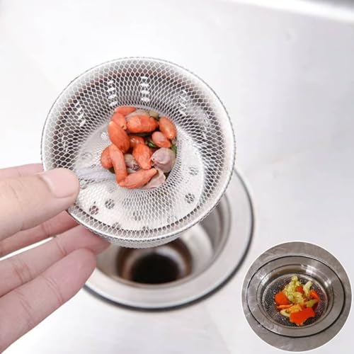 Bolsa Colador Desechable para Fregadero de Cocina, 100pcs
