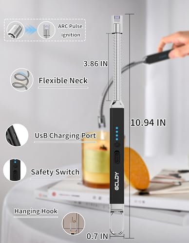 Encendedor eléctrico recargable para velas y BBQ miniatura 3