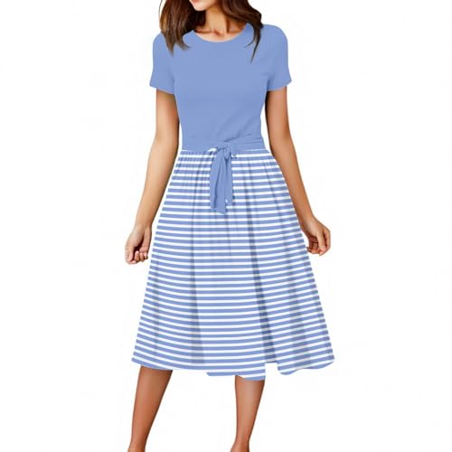 Generisch leinenkleider Brautmutterkleider Türkis M