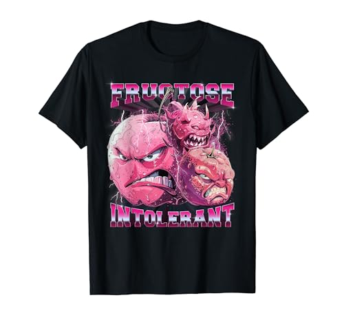 Fructose Intolérant Drôle Curieusement spécifique Meme Vintage Rap T-Shirt