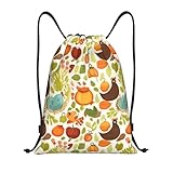 Gym Bag, Récolte De Poires Coq Mignon Sac À Dos Confort Sac À Dos avec Cordon De Serrage Sac À Dos À Cordon pour Voyage Gym Cadeaux 36X42cm