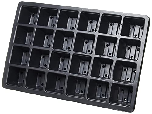 Bosmere N256 - Bandejas para plantar semillas - 5 unidades con 24 compartimentos