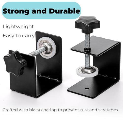 Tlence 6 Pack 3 Inch C Clamps, Drawer Front Installation Clamp, Heavy Duty Cold Rolled Steel Clamps, Desk Drawer Fixing Clip for Cabinet Mounting, Woodworking, Welding, and Building - Image 5