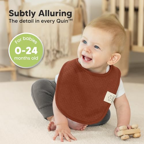 Image of KeaBabies 8-Pack Baby Bibs for Drooling and Teething, Soft (Sahara) | Organic Quilted Cotton Cloth Drool Bibs for Baby Girl, Boy, Toddler, Newborn, Infant, Soft & Super Absorbent