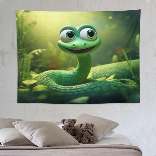 Serpent tapisserie murale pour habiller un grand mur vide facilement