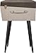 Crosley CR6233D-BK Dansette Bermuda Portable Vinyl Record Player Turntable with Aux-In and Bluetooth, Black