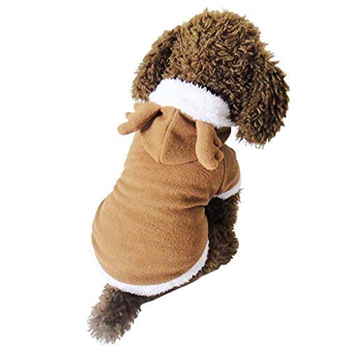 Disfraz de reno para perro y gato talla M miniatura 3