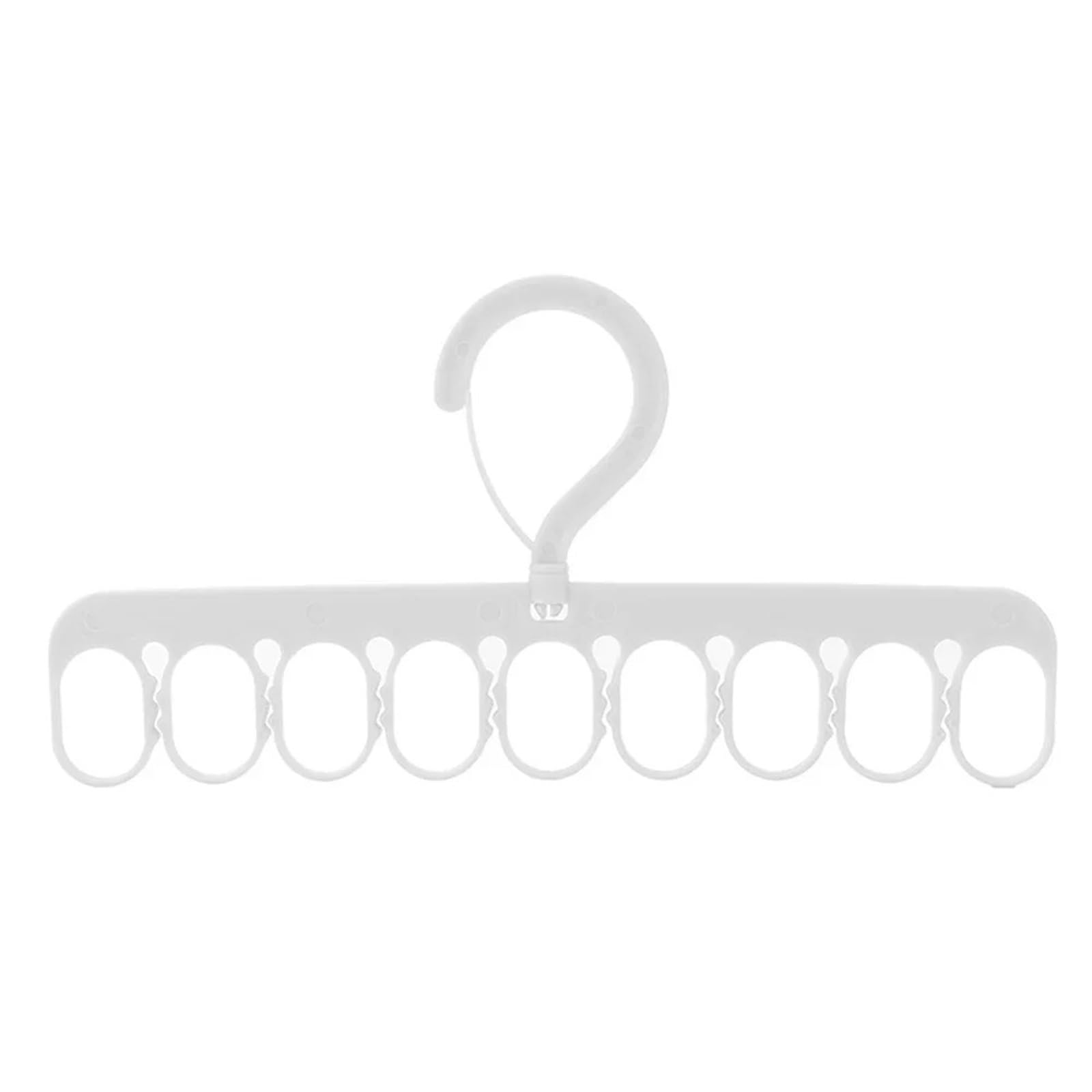 Ilumos 3PCS Multifunctional Windproof Clothes Clip Drying Rack - Ideal For Underwear, Socks, And Small Items Storage(WHITE)