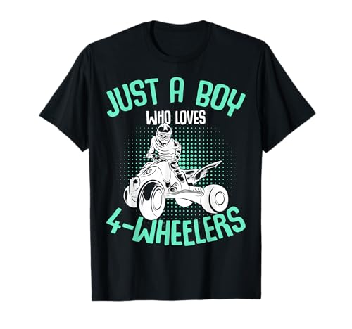 Just a Boy who loves 4 Wheelers ATV Quad Kids Boys T-Shirt