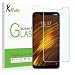 [2 Pack] Xiaomi Pocophone F1 Screen Protector, KATIAN HD Clear Protector [Anti-Scratch] [No-Bubble] [Case-Friendly], 9H Hardness Tempered Glass Screen Film for Xiaomi Pocophone F1