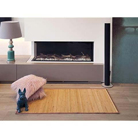 Alfombra BAMBÚ Antideslizante 60x120 cm MARRÓN Cover